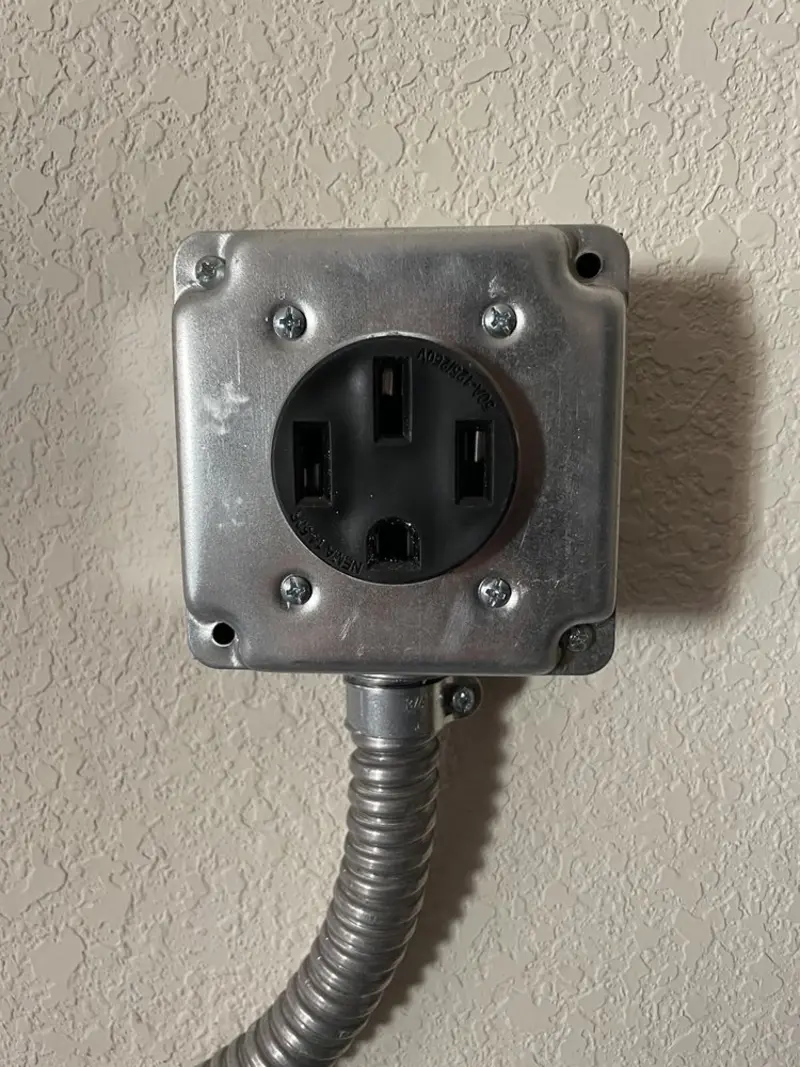 NEMA 14-50 outlet installed for Smart Home Electrical in Prestonsburg